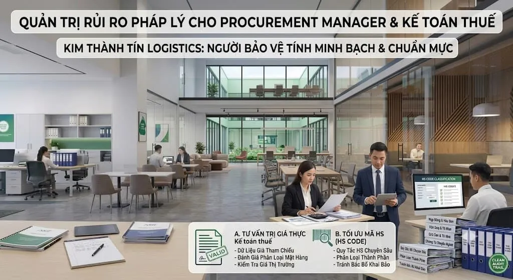 Kim Thành Tín Logistics đảm nhận vai trò "người bảo vệ" cho tính minh bạch và chuẩn mực trong hồ sơ xuất nhập khẩu của bạn